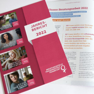 Broschüre Titelbild und Innenseite